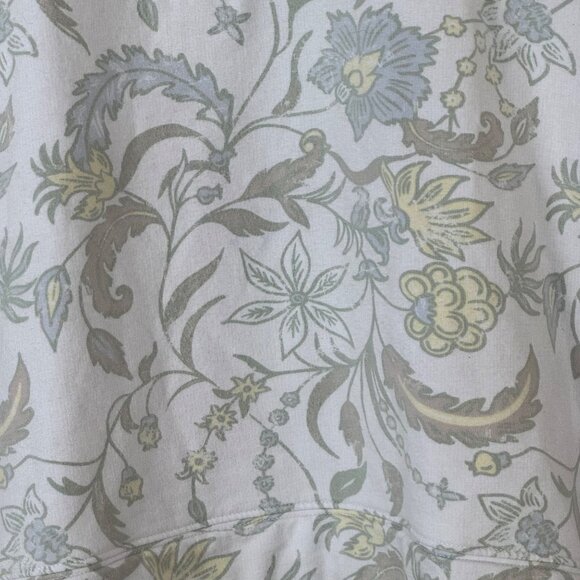 Travis Mathew Day on the Bay Cloud Women Lrg Fleece Sweatshirt Floral Activewear - Picture 3 of 10